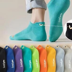 Vibrant "Mad Eyes" Casual Socks - 10 Pack